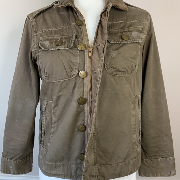 Current/Elliott soldier jacket. Combat green. - Picture 2 of 13